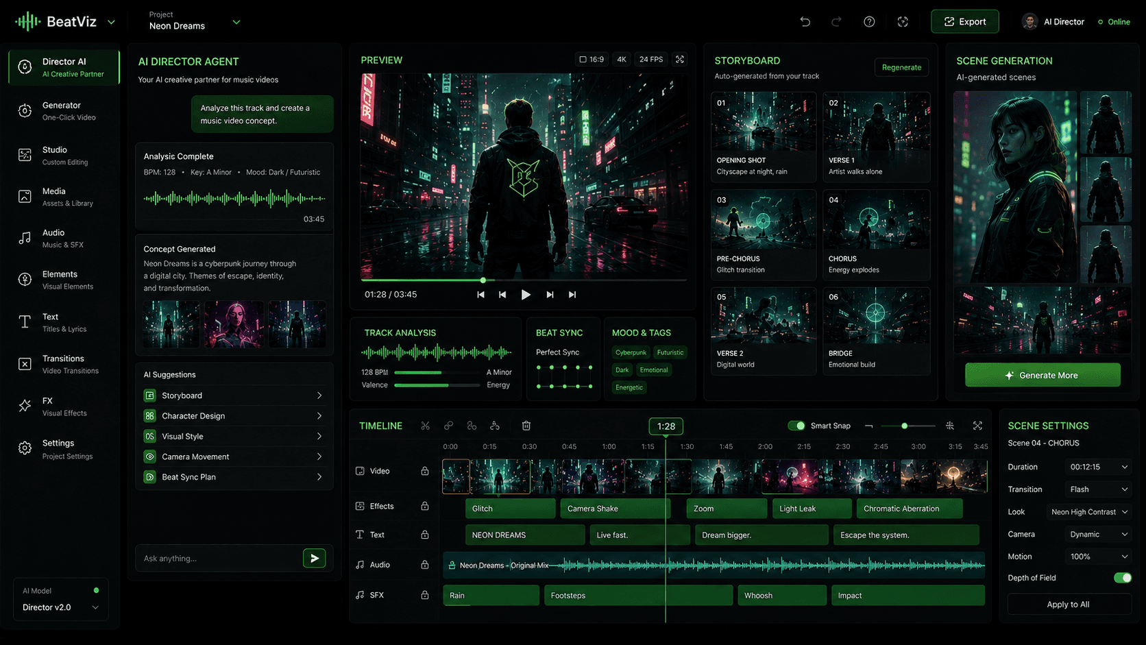 AI Music Platform | beatviz ai music video generator