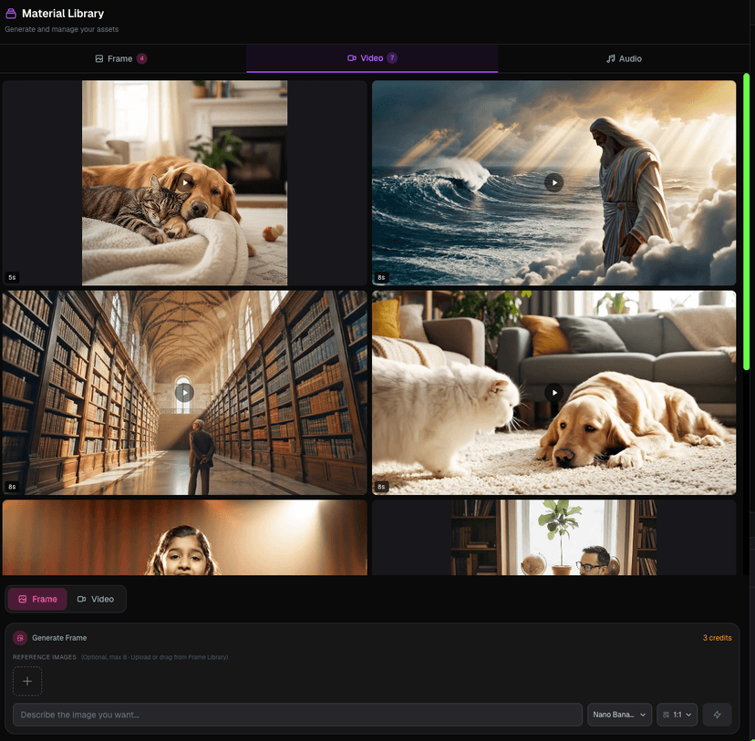 Beat-synchronized visual generation